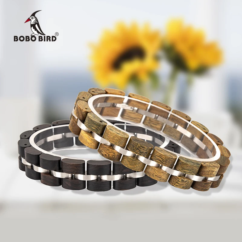 

Bulk Buy Women's Handmade Custom Logo DIY Steel Watch Bracelet by China Manufacturer OEM with Customizable Wood Stone Design