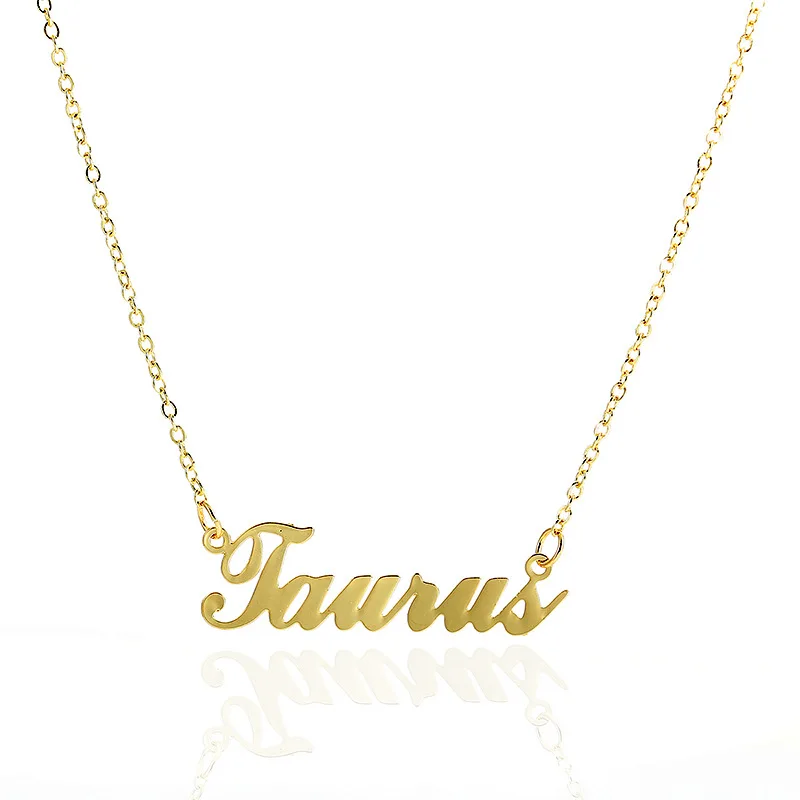 

Angel 18k Rose Gold Plated Necklaces Jewelry Kids Personalized Custom Name Necklace For Women And Girls
