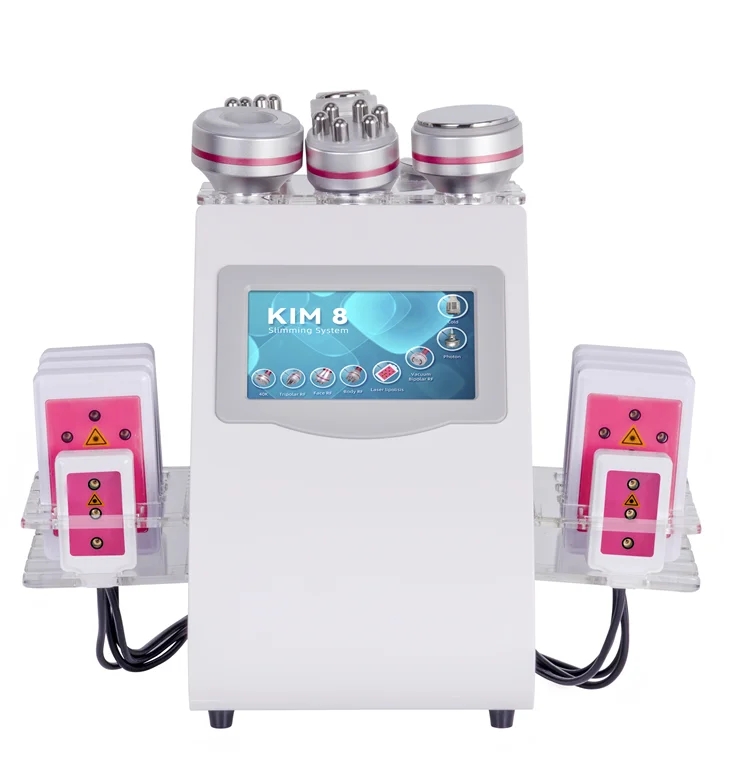 

factory mini Beauty Skin Salon Equipment Lipo Cavitation Machine Laser Slimming RF Body Shaping 9 in 1 Cavitation