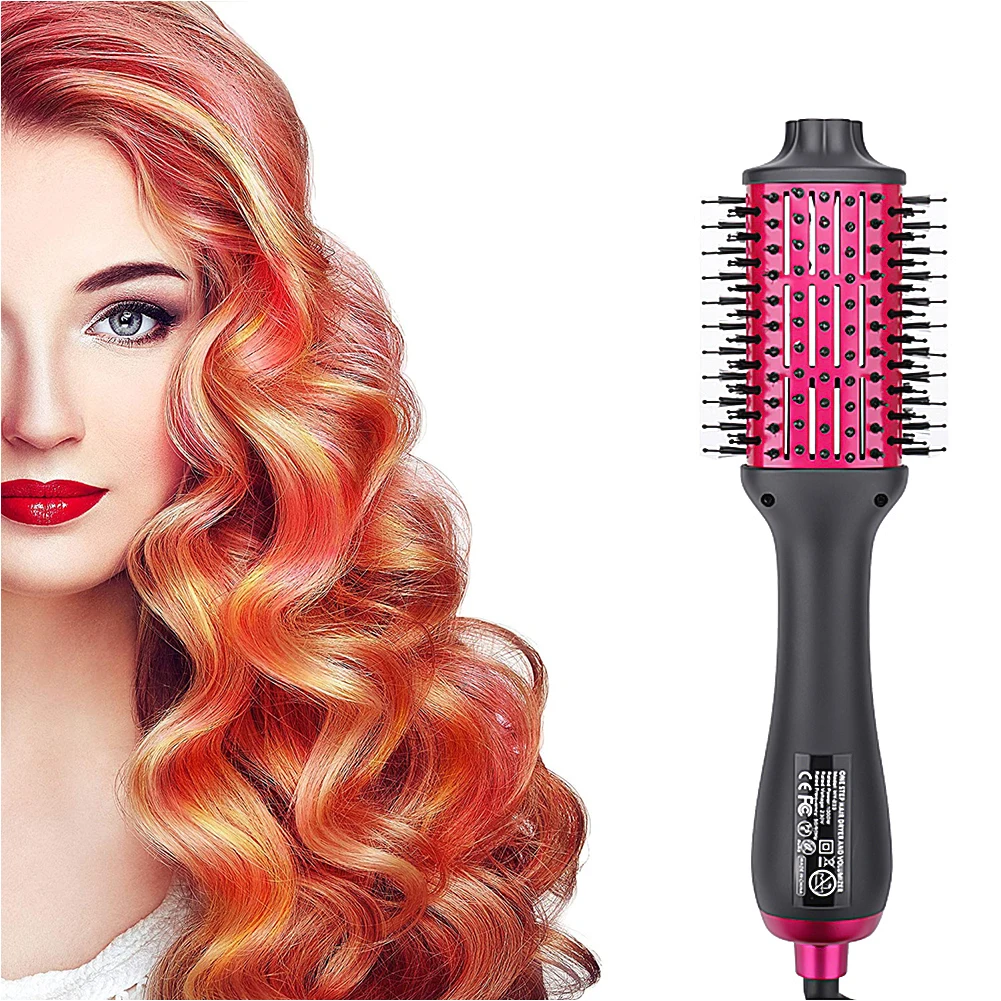 

GTP Professional One Step Dryer Hot Air Brush Brush Salon Negative Ion Ceramic Electric Blow Dryer For Party Hot Air Comb