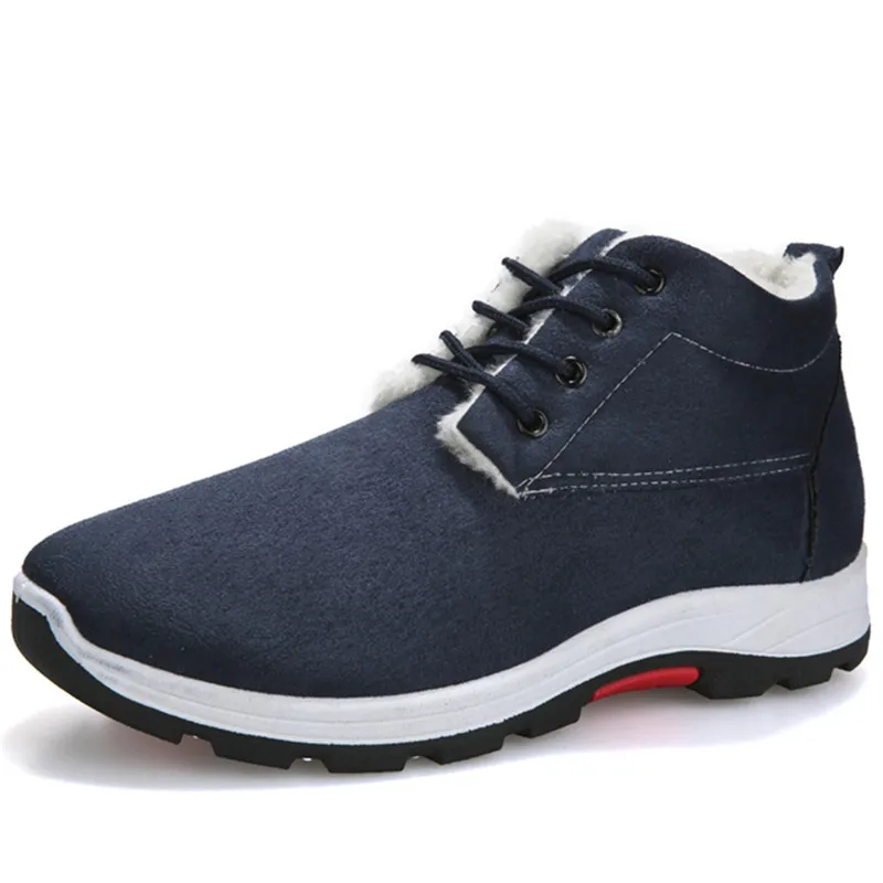 

Dropshipping Custom Logo Mens Snow Boots Warm Winter Shoes for Men New Styles Casual Slip Resistant Outdoor Footwear