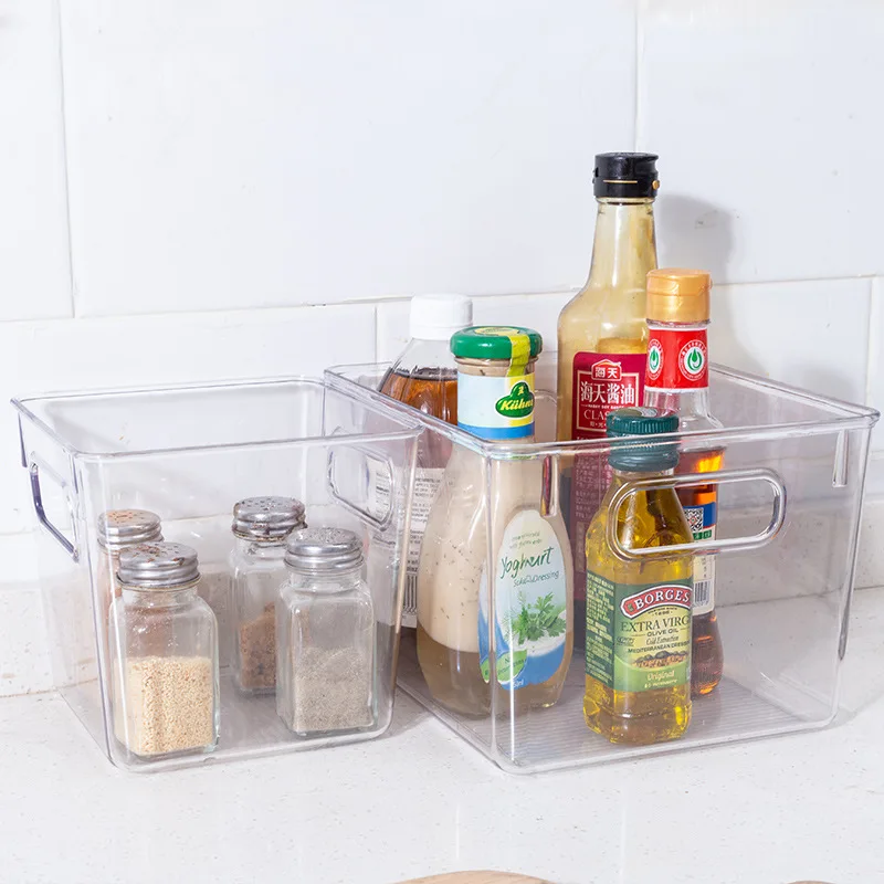 

factory Outlet refrigerator storage transparent bins plastic transparent fridge storage