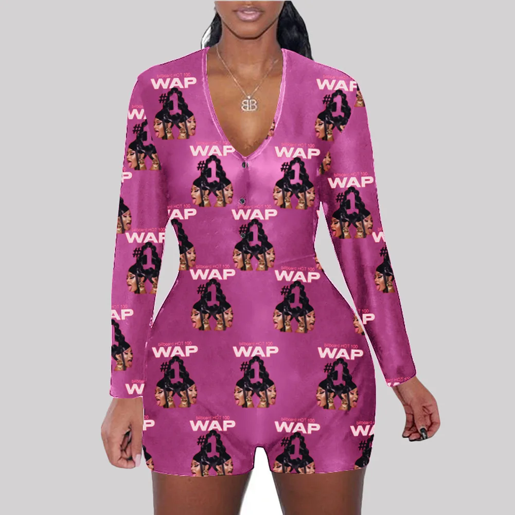

Custom Fashion Sexy Cotton Long Sleeve One Piece Set Dress Women Pajamas Lingerie Night Wear Women's Sleepwear Sexy For Girls, Customized color