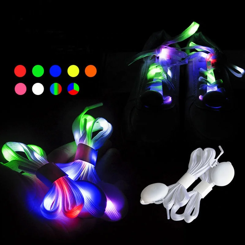 

Flashing Nylon Shoe Laces Light Up LED Shoelaces