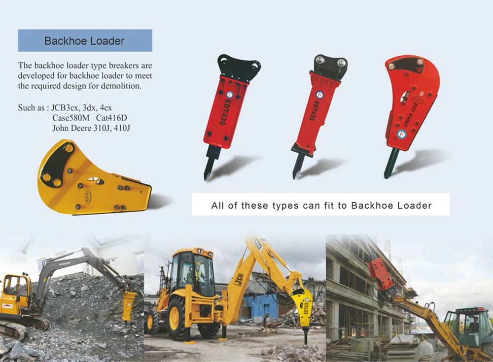 Backhoe Hydraulic Breaker For 69 Tons Excavators Buy Hydraulic