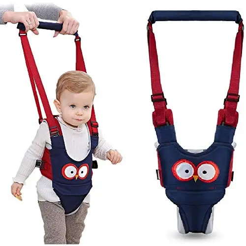 

Baby Walking Kids Handheld Walk Learning Toddler Belt for Baby Walking Protection, Blue/green/yellow