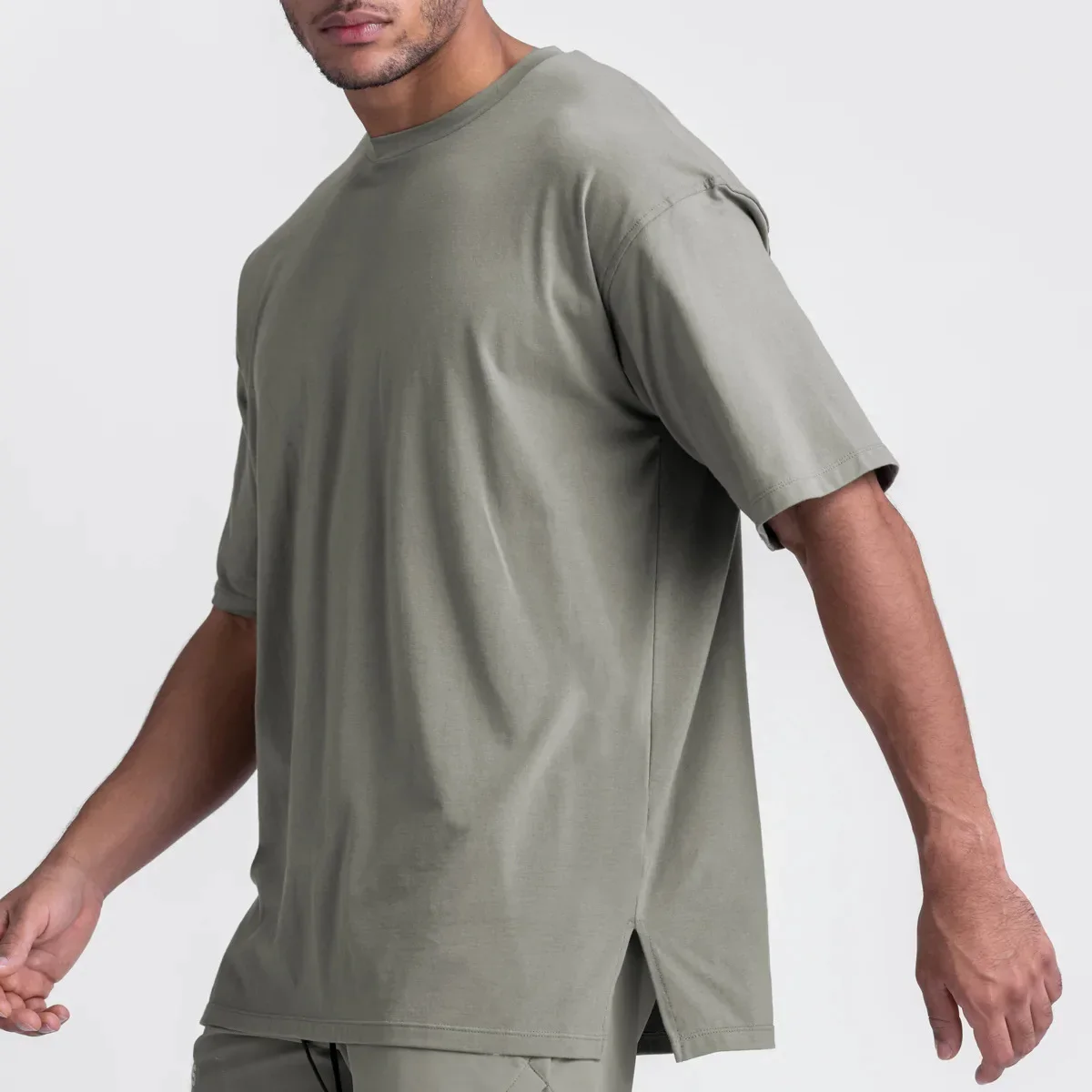 Men's Tshirts Custom logo 100% Cotton Gym Oversized t Shirts Men High Quality Casual Vintage Short Sleeve t Shirts for Men