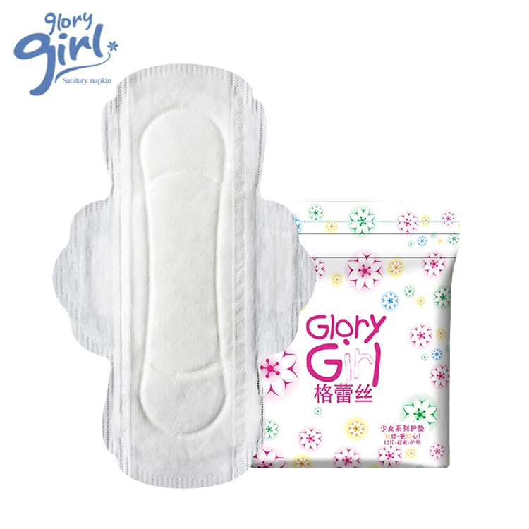 

maxi ultra menstrual organic maternity pads natural cotton sanitary pad in private label, White or customized printing