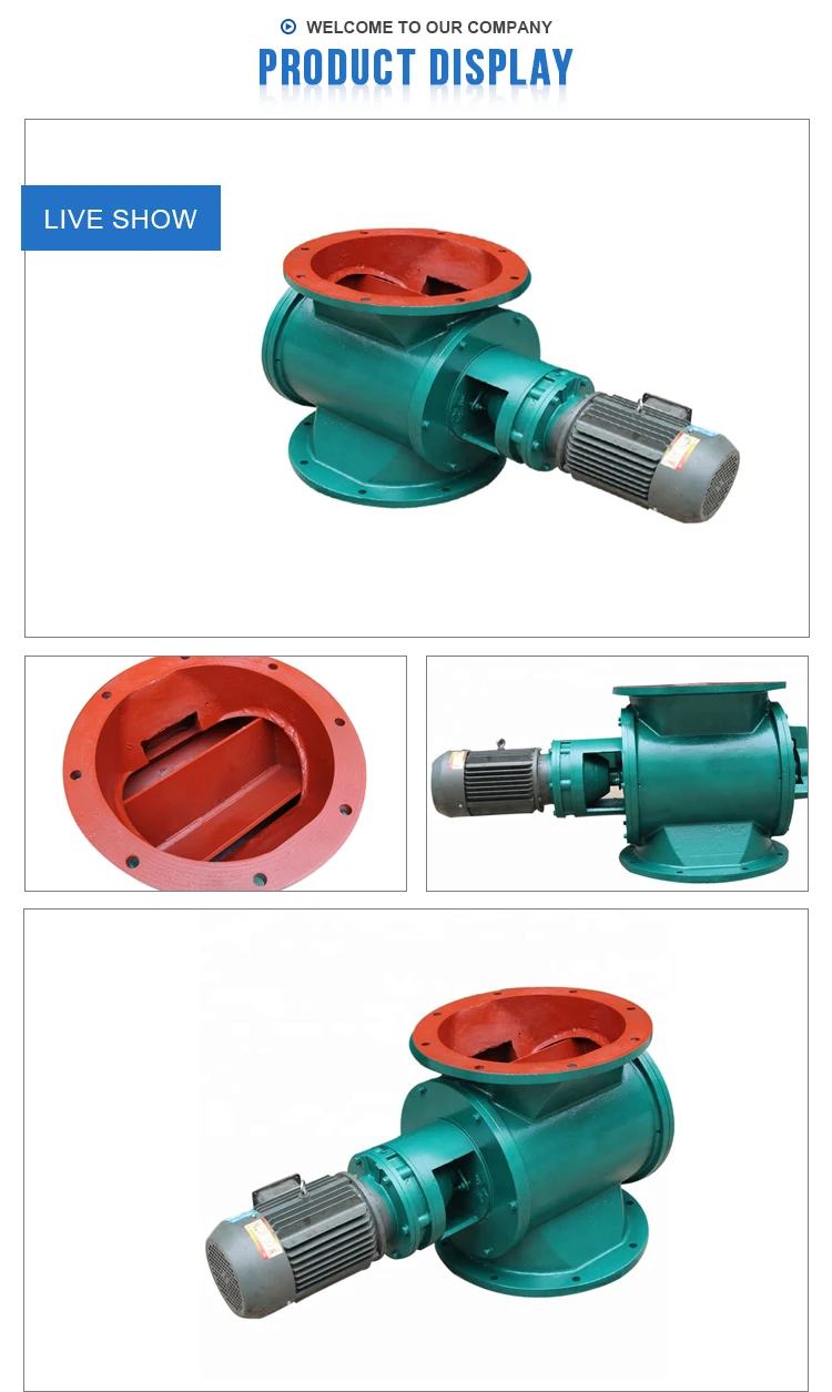 High Performance Rotary Airlock Valve/ Star Dischargers With Strong