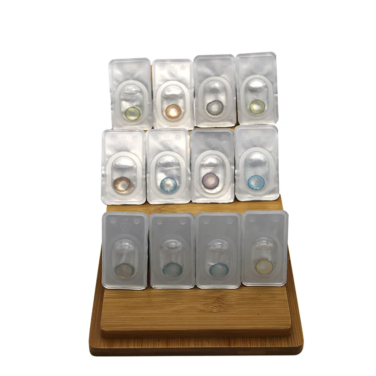 

Wholesale Eyelenses Color Korea Hazel Green Contact Lens OEM Manufacturers Yearly Daily Use 10 pcs With Box Packaging