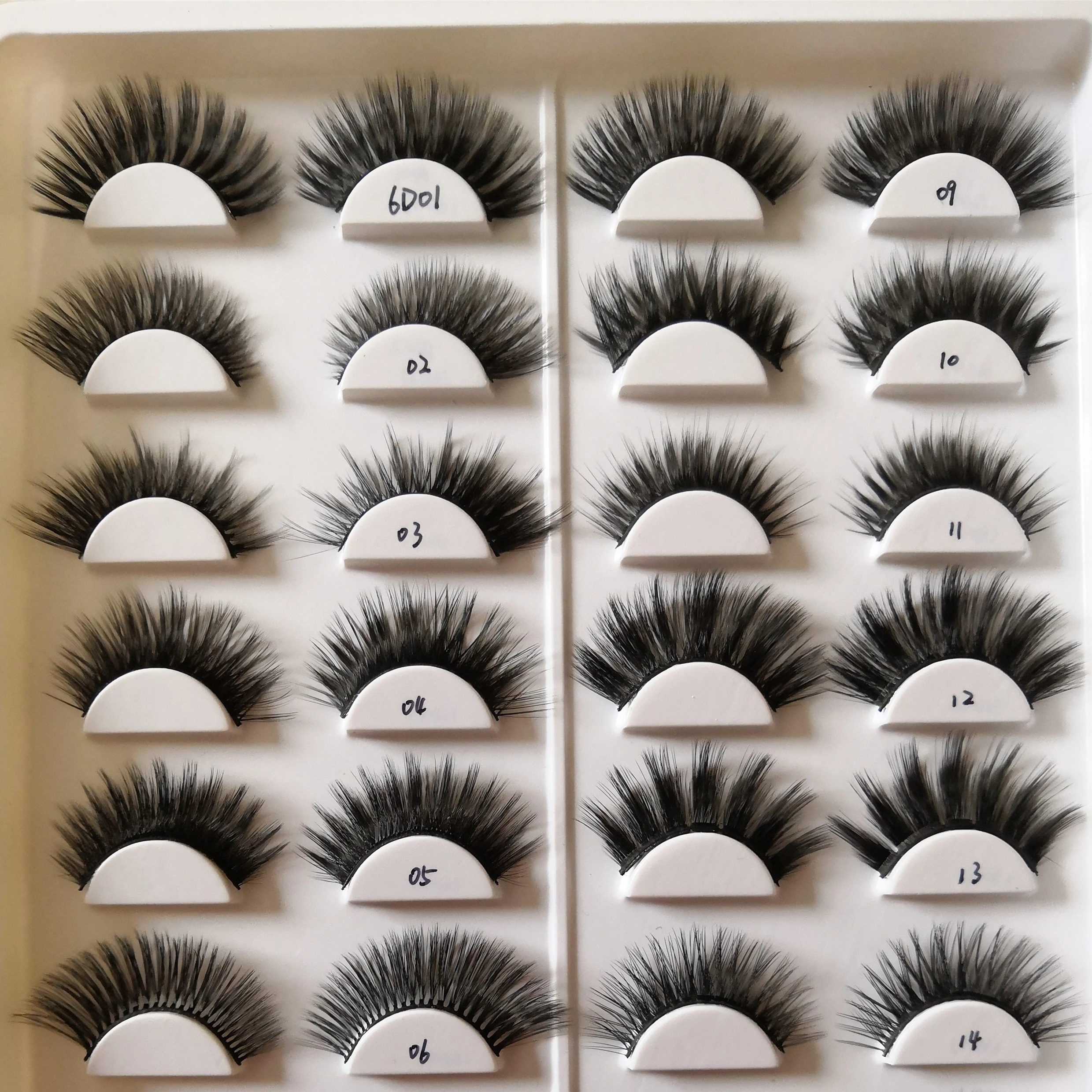 

Free Samples wholesale eyelash packaging fluffy 25 mm 6d real mink eyelashes private label lashes box vendors, Black