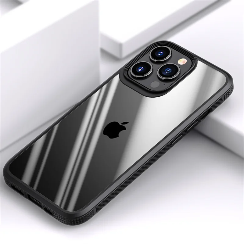 

Bulk Wholesale Shockproof Hard Acrylic Clear Phone Case For Iphone 13 Phone Cases, Transparent