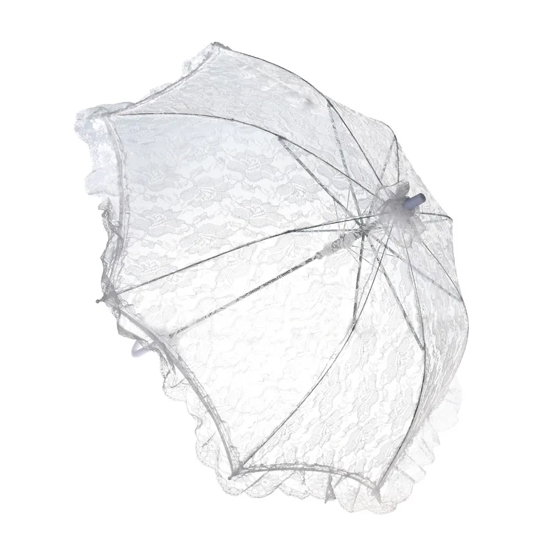 

White lace umbrella wedding bride lace umbrella photography scene props umbrella