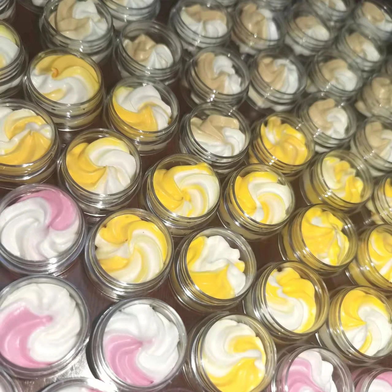 

Free Sample Wholesales Private Label Body Lotion OEM Body Butter Organic Shea Butter Whipped Butter with a Nice Jars Container