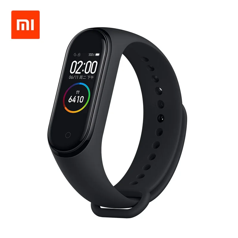 

Xiaomi Mi Band 4 Smart Bracelet 4 Heart Rate Fitness 135mAh Color Screen Waterproof Level 5ATM Mi Band 4 Xiaomi, Black