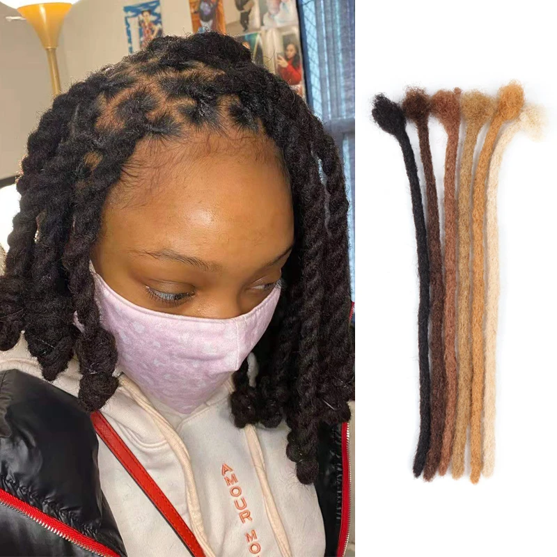 

VAST cheap human hair loc extension artificial dreadlock hair human braids permanent afro dread lock extension for woman/men