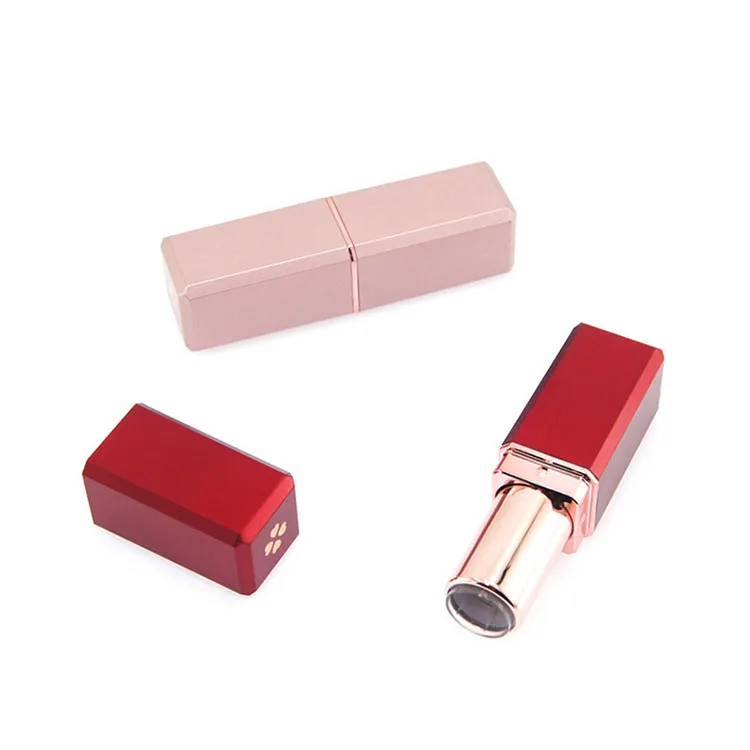 matte red lipstick tubes