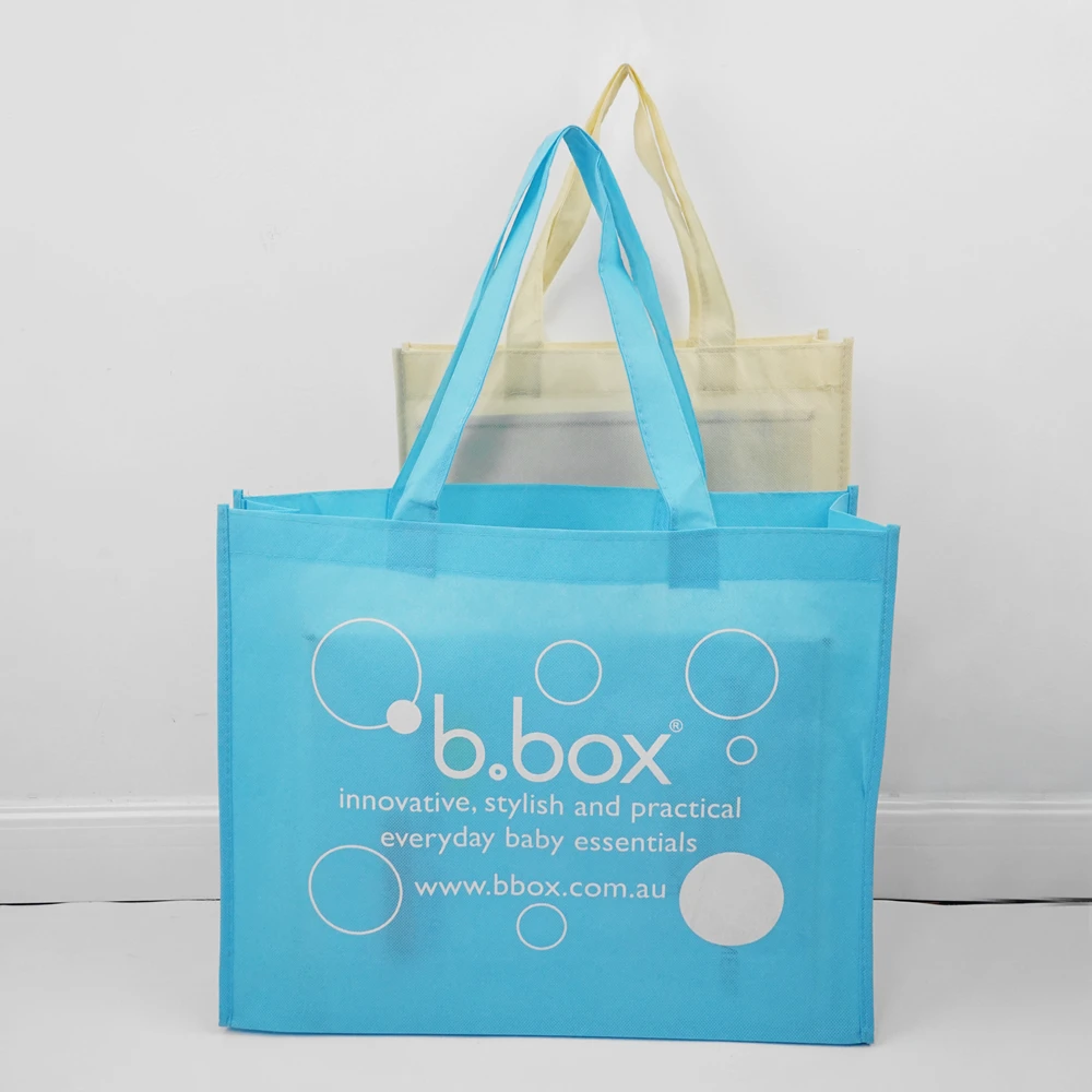 

Direct factory Custom laminated recycled non woven tote bag can be customized on your logo, Customized color