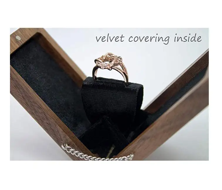 engagement ring case flat