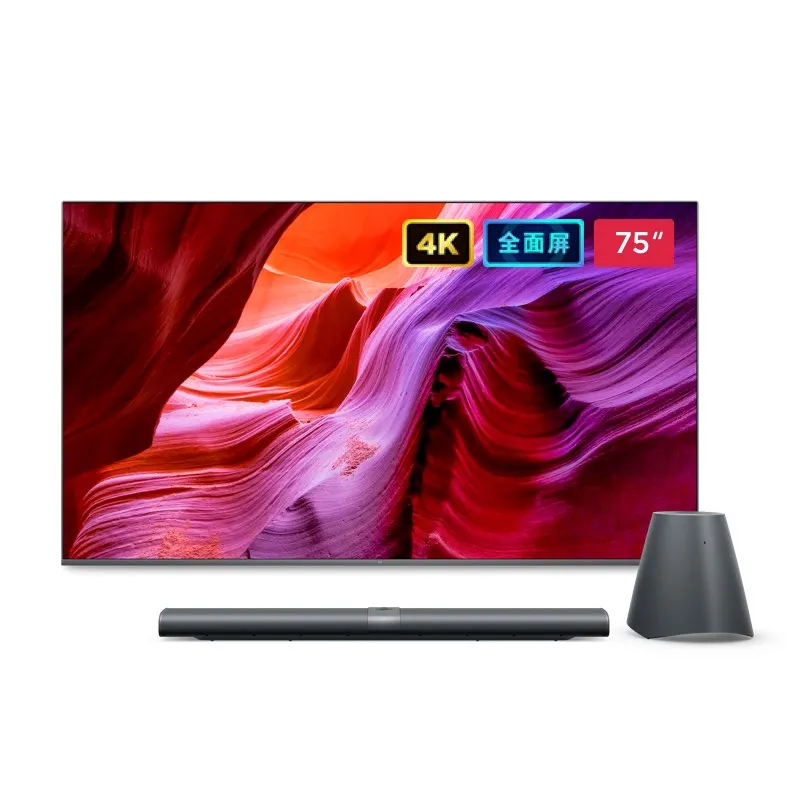 

Xiaomi TV 4S 75" Smart TV 4K HDR Ultra Thin full-screen Mi TV Pro E75S WiFi Led TV5 pro  Quantum televisions tv4, Blcak