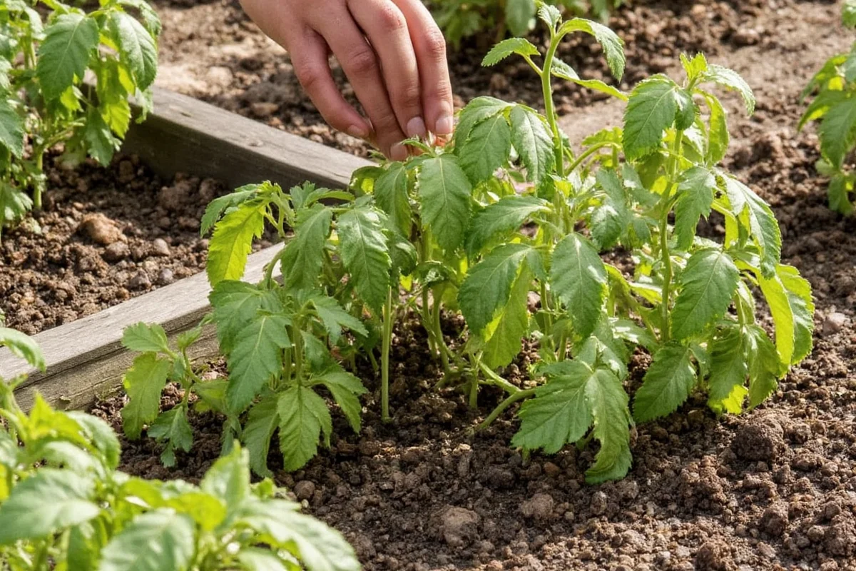 how to plant tomatoes in a raised bed