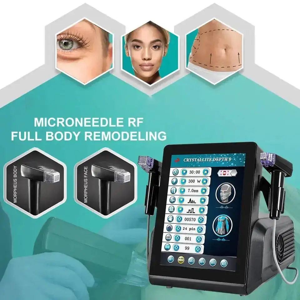 

rf microneedlingfacial fractional anti aging stretch marks removal machine radiofrequency skin tightening