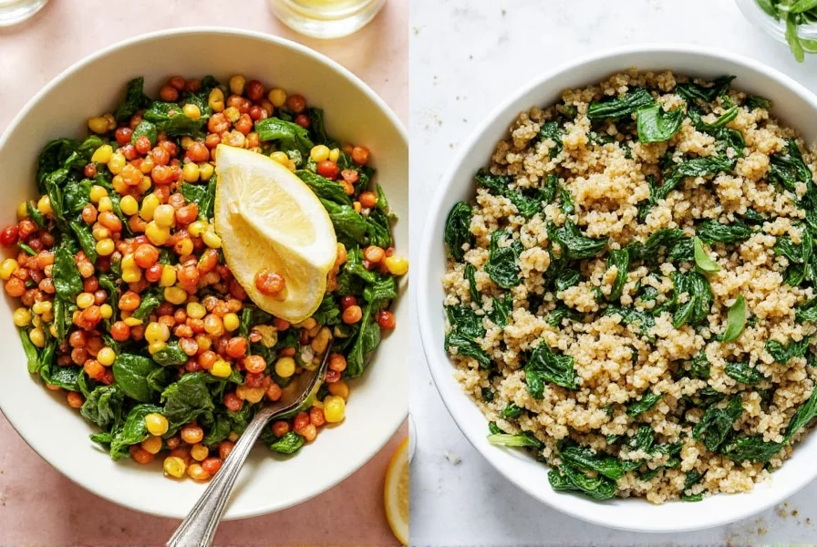Quinoa and Spinach Bowl