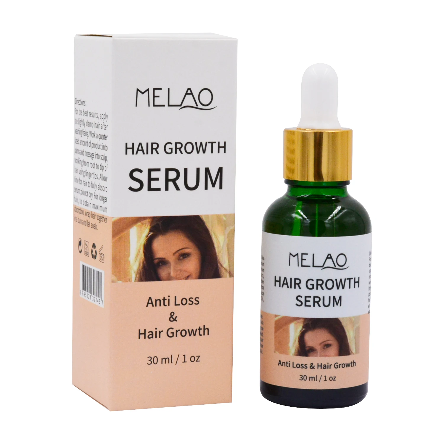 

Private label Hair Growth organic Serum for men and women, Improve Hair Loss, Balding, Nourish Scalp, Transparent