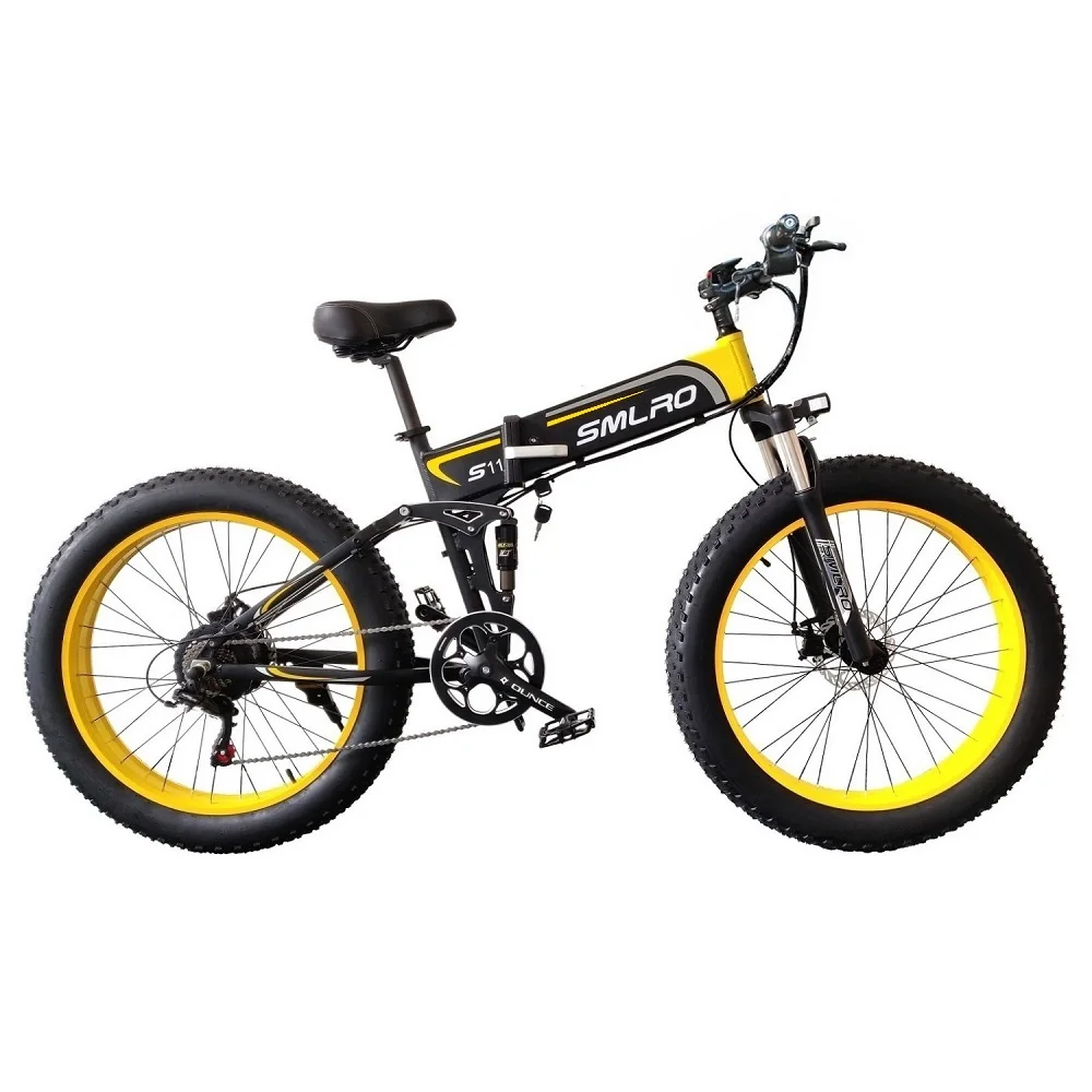 

Drop ship Electric Bike 1000W Motor 26 inch Fat Tire Folding Electric Bicycle 10AH Lithium Battery E-Bike Dropshipping