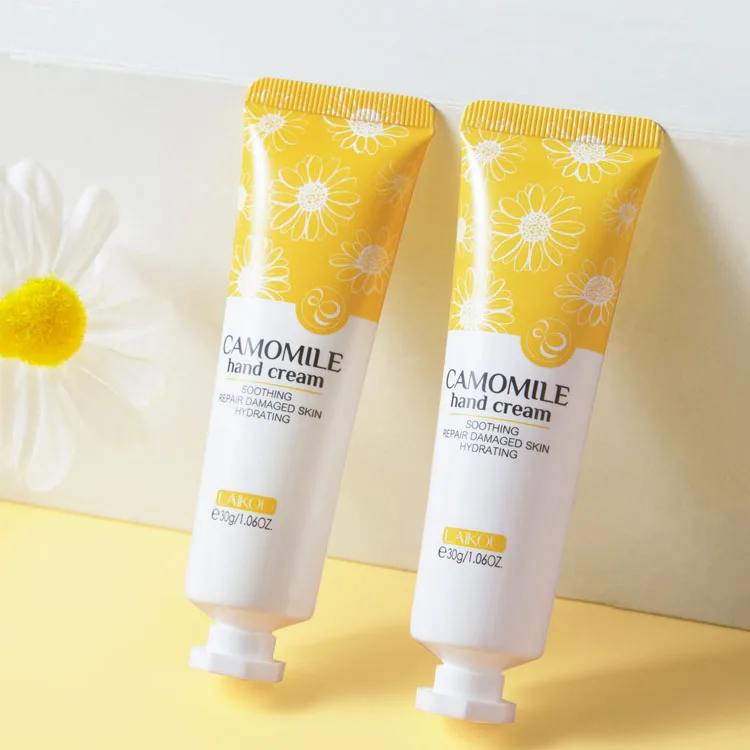 

LAIKOU anti-crack smoothing hydrating Camomile hand cream 30g, Milk white