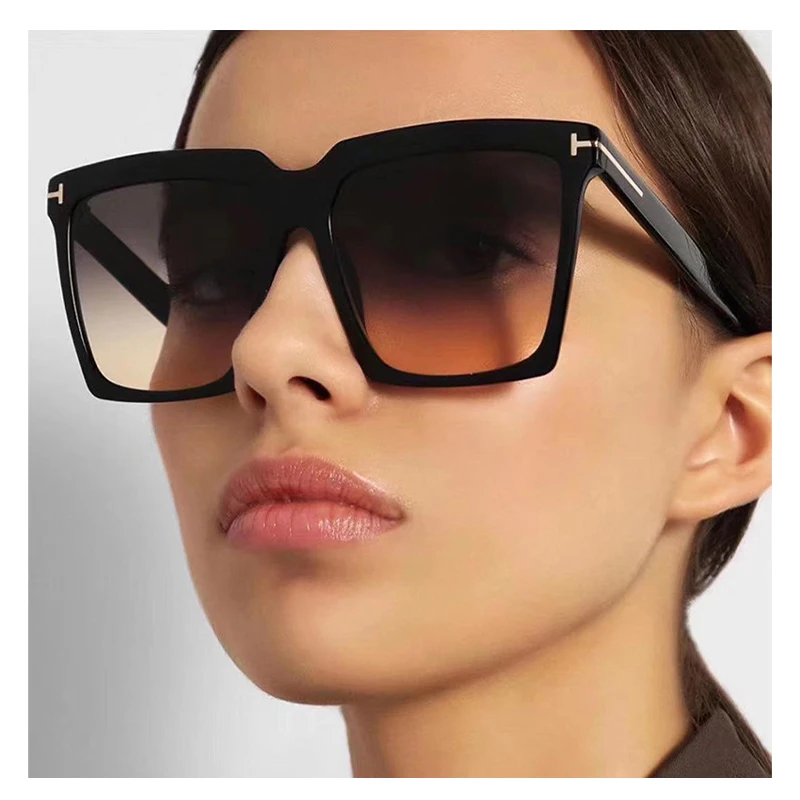 

DARSIN Eyewear Wholesale Fashion Design Oversized Squared Sun Glasses Shades Sunglasses Women, 6 colors for choose