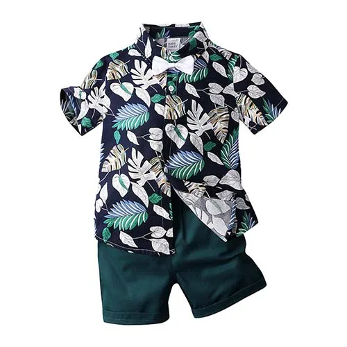 Kids Boutique 2pcs Boy Clothing Sets Short Sleeve Children Set Summer ...