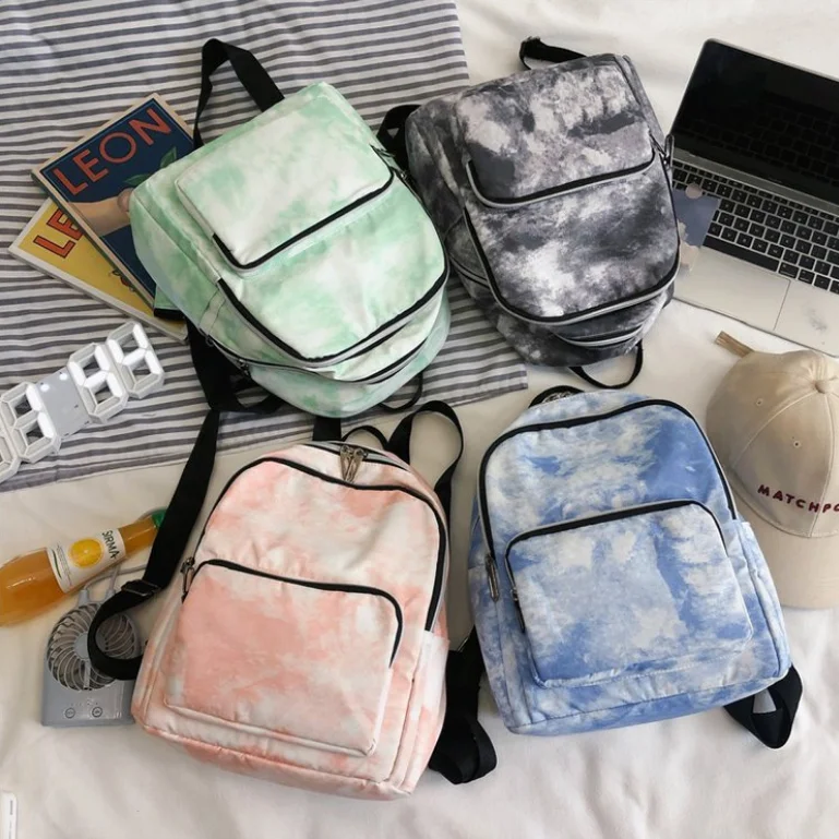 

Tie-dye Girls Travel Bag Wholesale Student School Pack Casual Daypack Tie Dye Backpack, Various