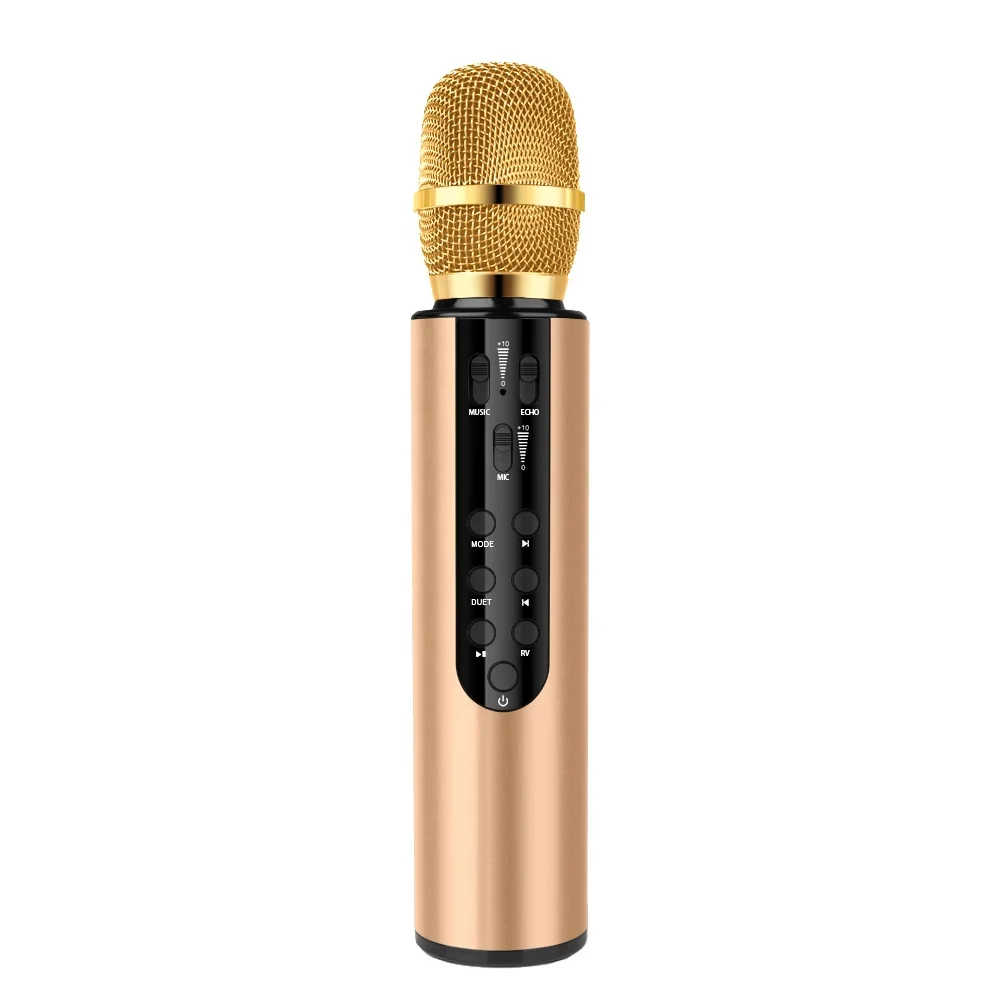 

Karaoke Wireless BT Microphone With FM Car KTV Chorus Mode Pairing USB Noise Reduction Accompaniment
