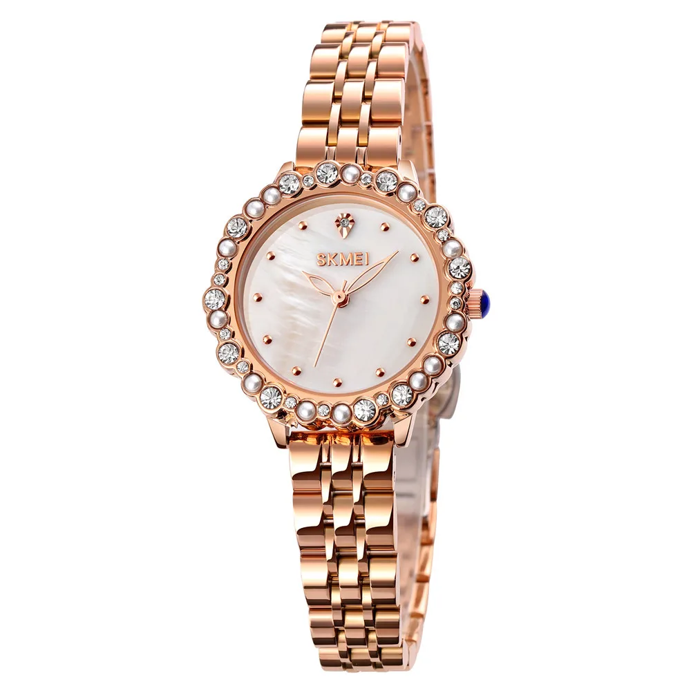 

Fashion Ladies Watches Skmei 1799 Female Quartz Watch Women Dress Stainless Steel Strap Watch Reloj Mujer