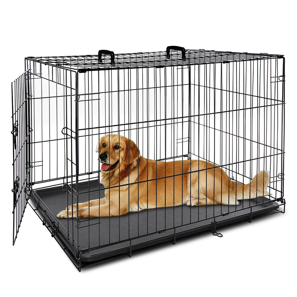 

Wholesale High Quality Folding SEasy To Install Single Door Dog Cage Indoor Outdoor Large Dog Kennels