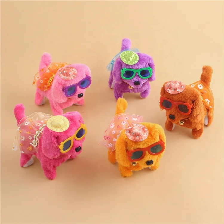 Cheap Price Walking And Barking Mechanical Toys Plush Dog For Kids Gift