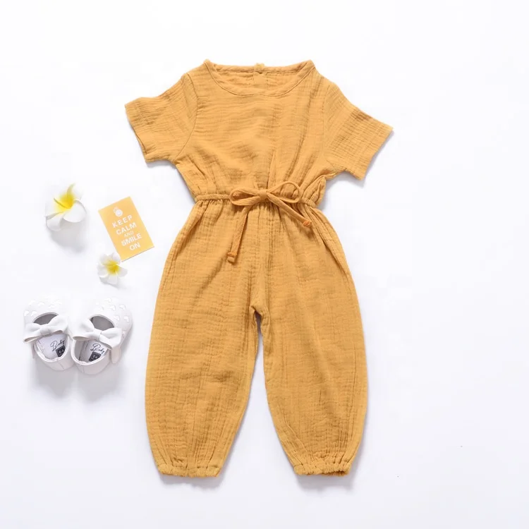 

B23826A Summer baby wear bloomers for boys and girls Fashion casual rompers