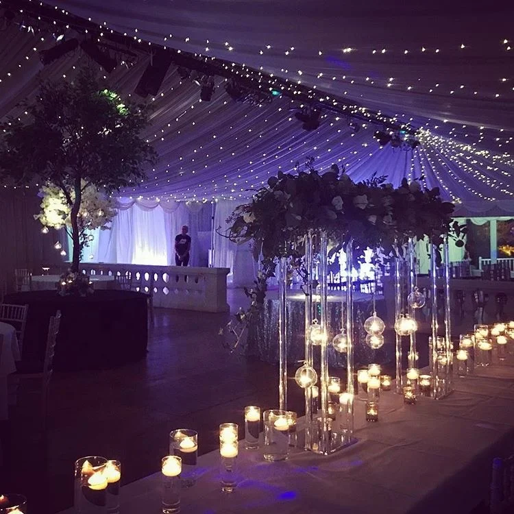 
High quality Acrylic Flower stand Wedding Table centerpiece For Marriage Vintage Floral Stand Columns For Wedding Decoration 