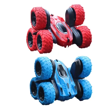 

1613 Six-Wheel RC Car Tracked Car Jumping RC Vehicle Toys Stunt Drift Deformation Car Toy For Christmas, Green / blue / red