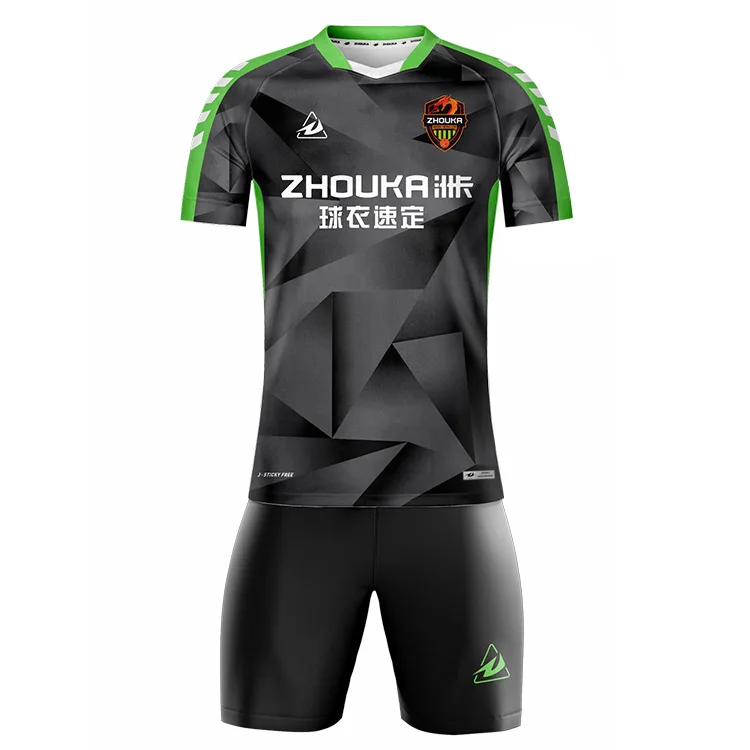 

Sportswear manufacturers produce flexible and dry Sublimation football jersey team blouse