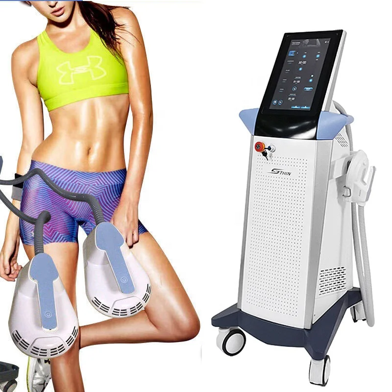 

Newest Emslim EMS body sculpting slim slimming machine ultrasonic vacuum cavitation system Muscle Stimulator weight loss machine