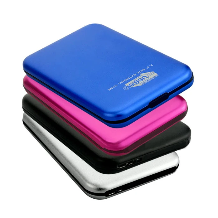 

Factory supply discount price for 1tb 2tb external storage hard drive enclosure case, Black/silver/blue/red