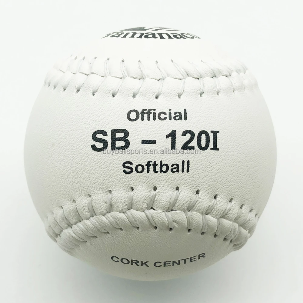 

12" white Tamanaco SB-120i softball ball