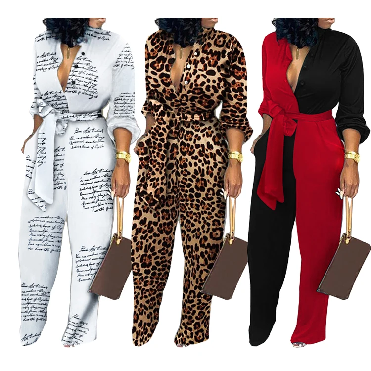elegant womens fashion jumpsuit long sleeve jumpsuit for women clothing