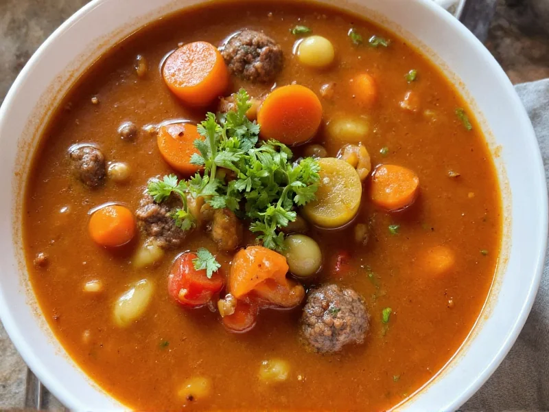 Hamburger Vegetable Soup: Complete Recipe & Tips