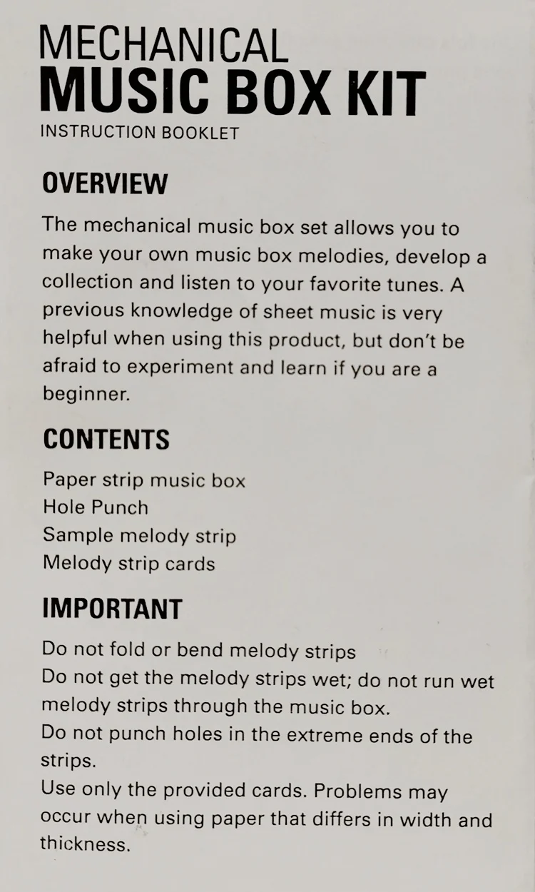 music box bend