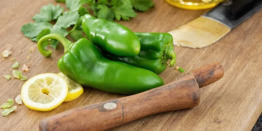 Varieties of serrano peppers in different colors