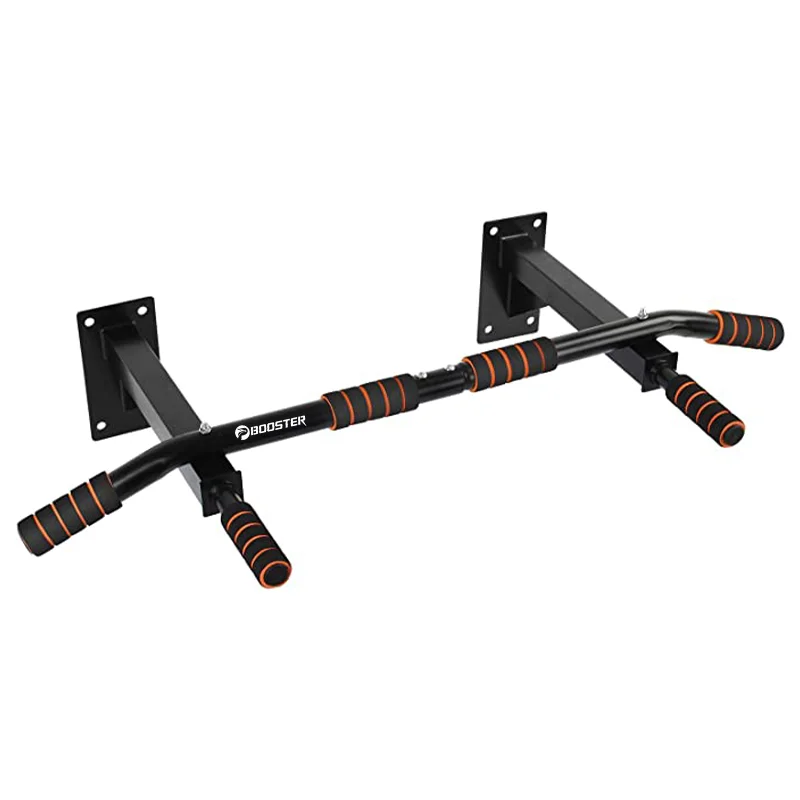 

Home Door Exercise Training Equipment Frame Wrist Fitness Mounted Pull Up Bar Station, Black