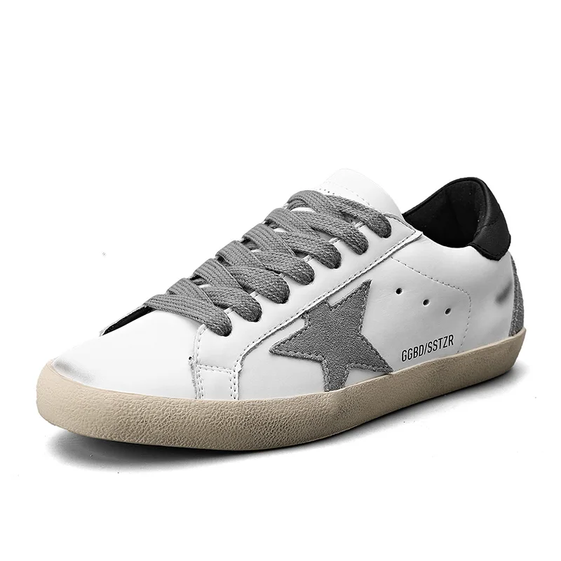 

Song Zhongji The same new tide shoes leather flat white shoes dirty shoes, Bright color,bright colorful,dark color,white color